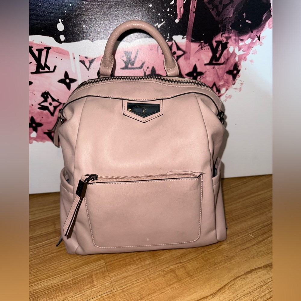 Simply Vera Vera Wang Convertible Backpack - Dusty Rose